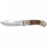 Couteau manche mouflon Stepland etui cuir