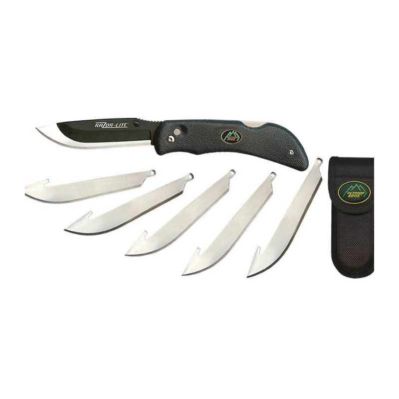 Couteau Outdoor Edge Razor Lite - Lame 89mm 6 Lames