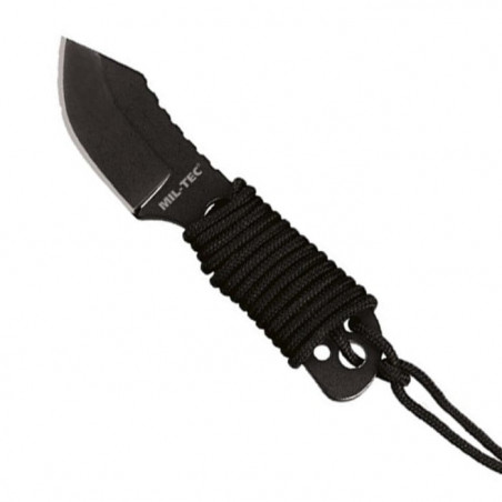 Couteau tactiques Miltec paracorde et étui rigide