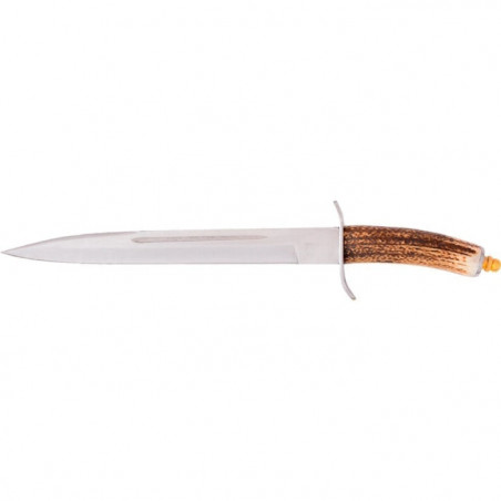 Dague Divers De Chasse Manche Bois de Cerf - Lame 260mm