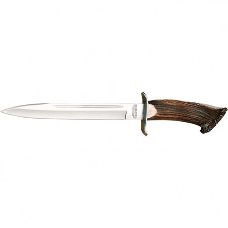 Dague Joker Bois de Cerf avec Meule - Lame 255mm