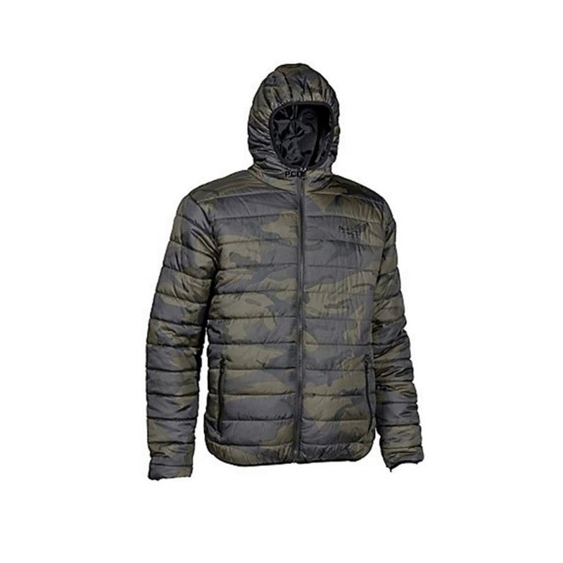Doudoune à capuche Percussion Camo trek caka