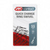 Émérillon agrafe JRC Contact Quick Change Ring Swivel - 11 pcs