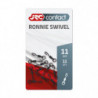 Émérillon agrafe JRC Contact Ronnie Swivel - 11 pcs