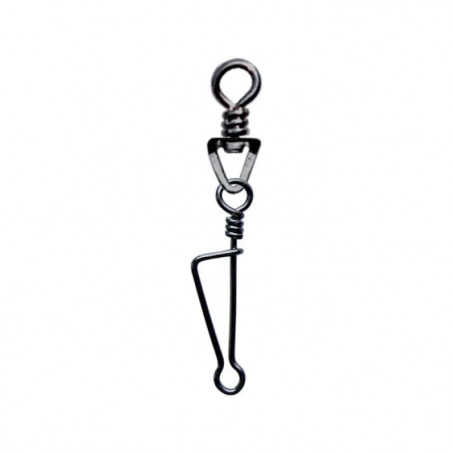 Émerillons agrafe Sunset Triangle Swivel W/ Italian Snap St-S-3056 BN