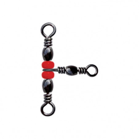 Émerillons rotatif Sunset Triple Swivel W/ Beads St-S-1706