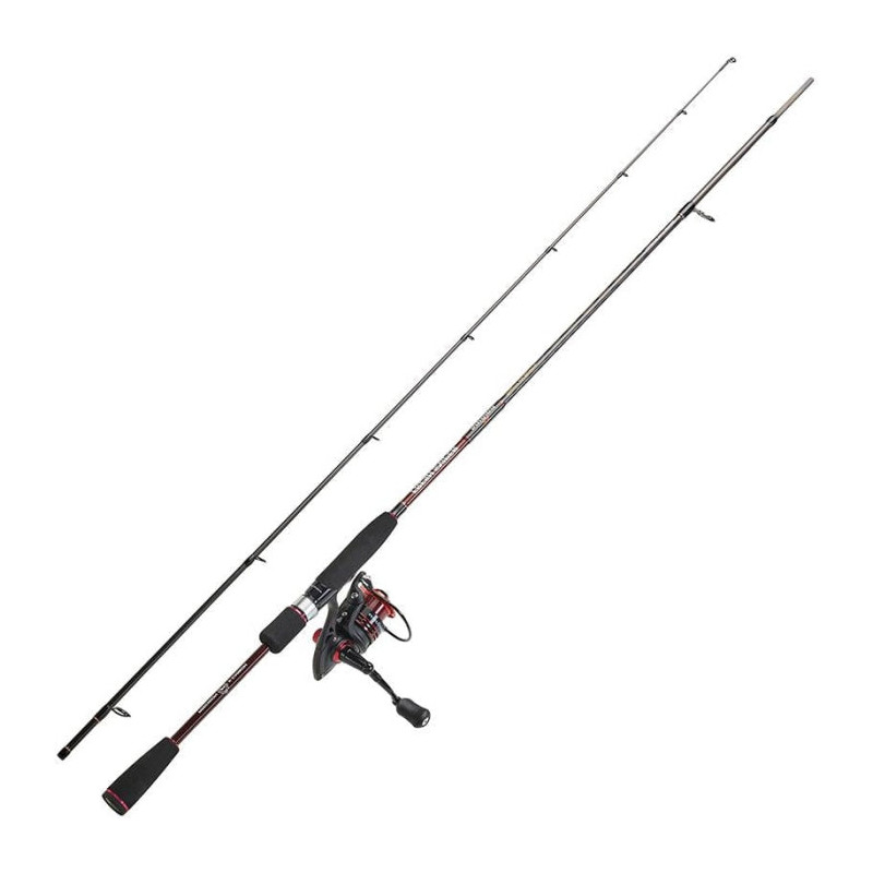 Ensemble canne spinning Sakura Fresh Sniper FSNS 802 MH Moulinet Ginaka 2.0 FD