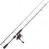 Ensemble canne spinning Sakura Fresh Sniper FSNS 802 MH Moulinet Ginaka 2.0 FD