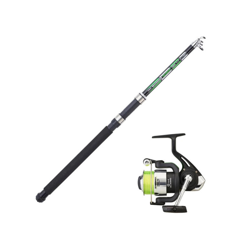 Ensemble canne Sunset Seavenger Teleboat Seavenger SW 4002 FD