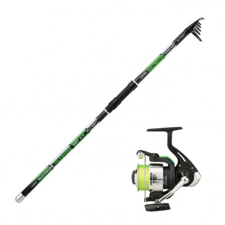 Ensemble canne Sunset Seavenger Teleshore Seavenger SW 5002 FD