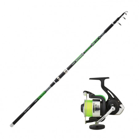 Ensemble canne Sunset Seavenger Telesurf Seavenger SW 7002 FD