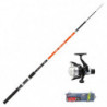 Ensemble lancer télescopique Sert Kit Fish ’N Play Telespin 201Rd Box