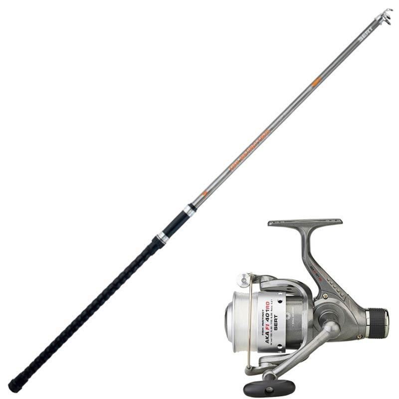 Ensemble spinning télescopique Sert Fish Instinct Fw20 Telelake