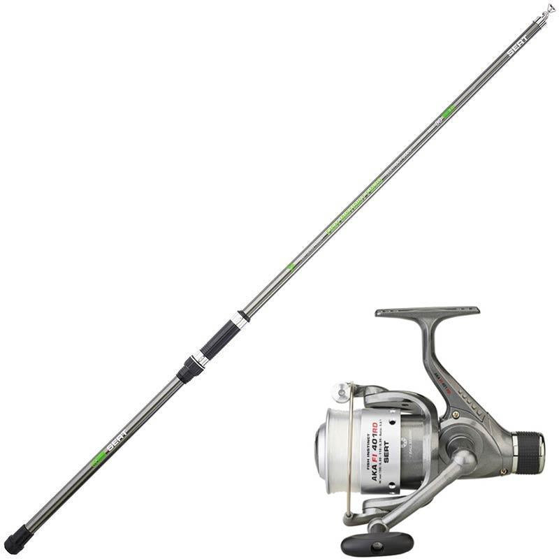 Ensemble spinning télescopique Sert Fish Instinct Fw20 Teletrout