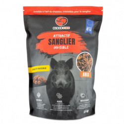 Pack Attractifs 3 Arômes Black Fire Invisible pour Sanglier