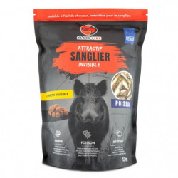 Pack Attractifs 3 Arômes Black Fire Invisible pour Sanglier