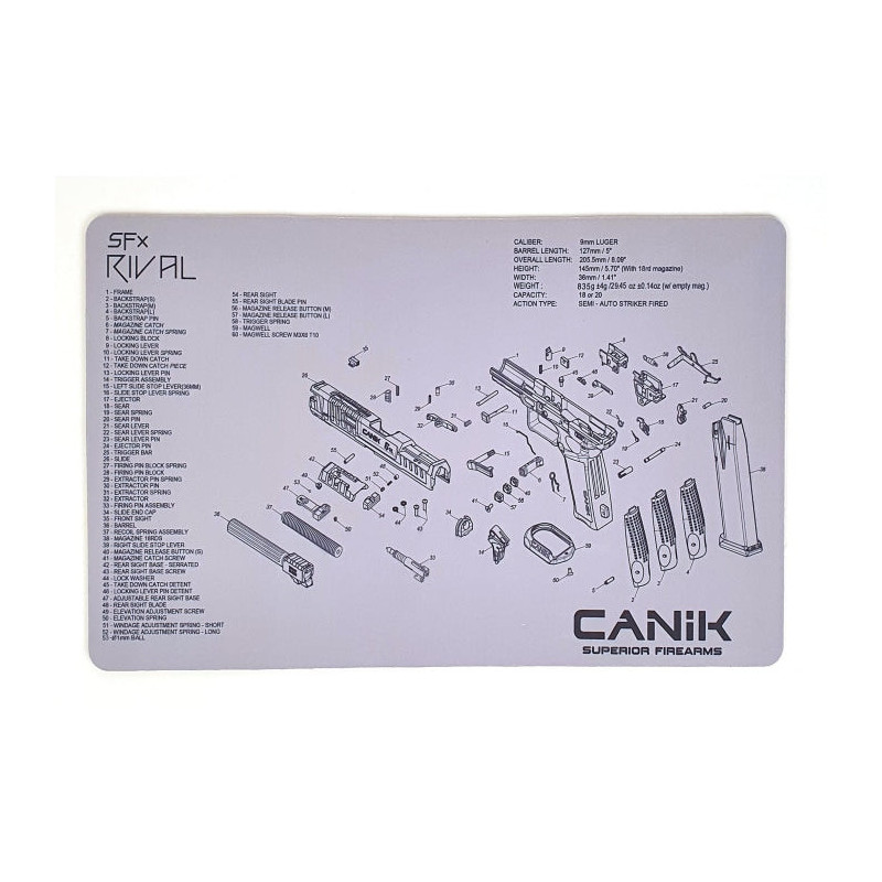 Tapis de Nettoyage Canik SFX Rival