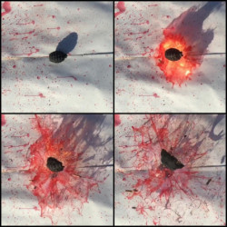 Grenade de peinture à grattoir