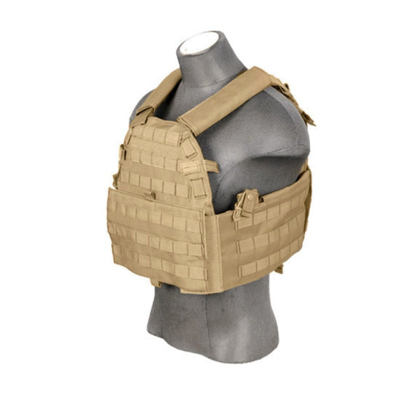 Plate Carrier Lancer Tactical 69T4 Beige 1000D