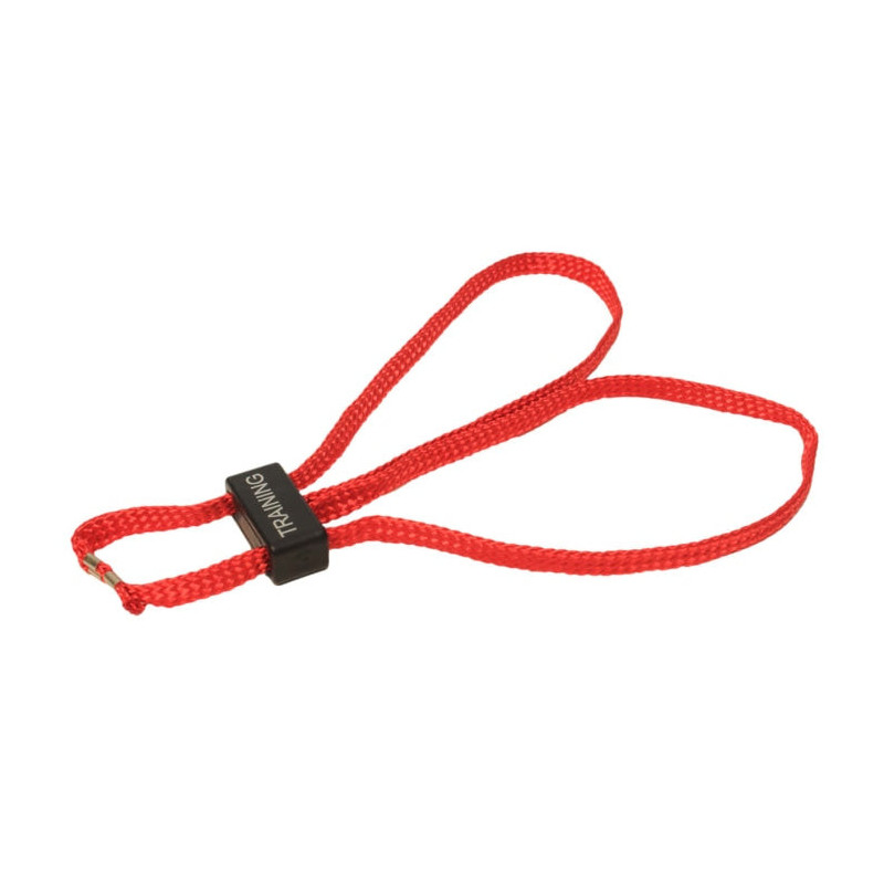 Menottes Textile jetable d'entrainement rouge - ESP
