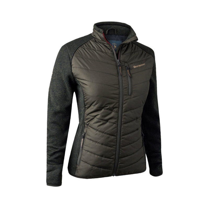 Veste de chasse matelassée Femme DeerHunter avec tricot Caroline