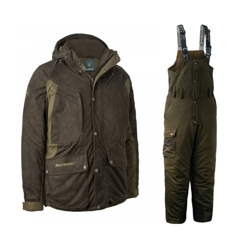 Pack Poste Explore DeerHunter - Veste de chasse Explore Winter Pantalon à bretelles