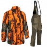 Pack Poste Grand Nord Percussion - Veste de chasse Camo Blaze Salopette