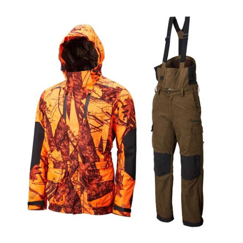 Pack Poste XPO Pro Browning - Veste de chasse RF Blaze Salopette de chasse Verte