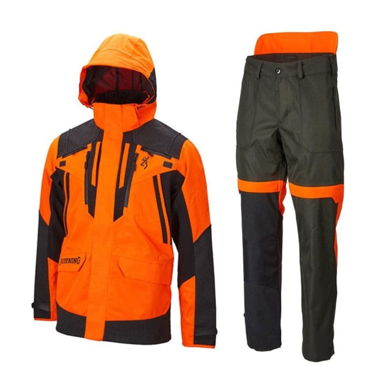 Pack Tracker Pro - Parka Orange Pantalon Khaki