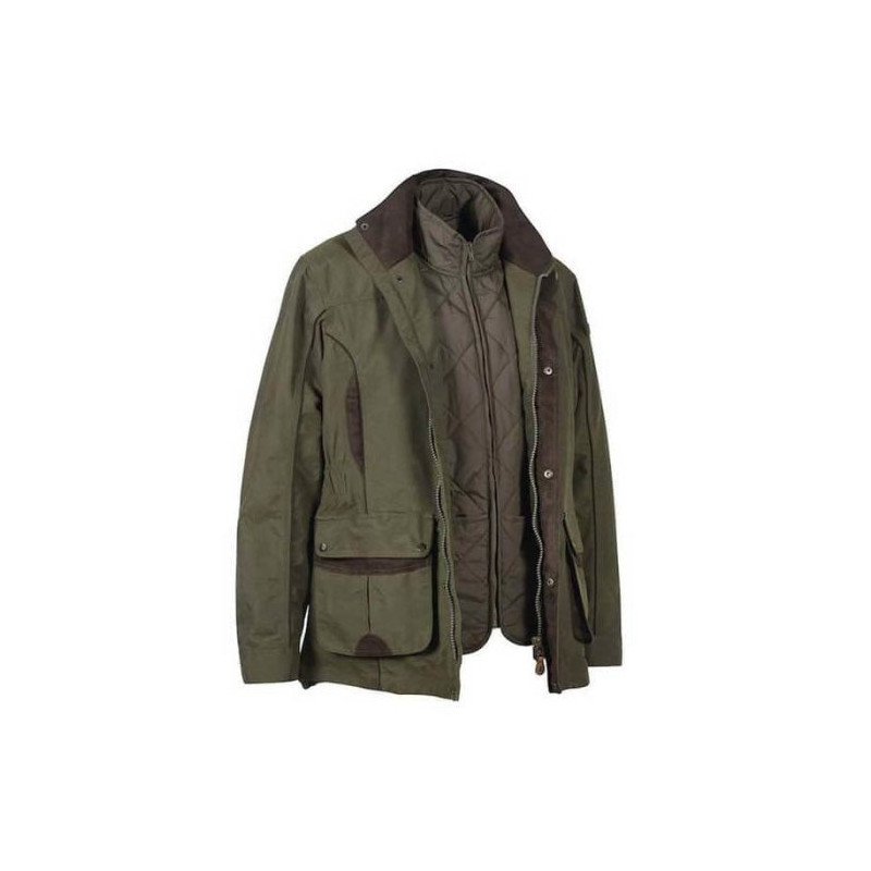 Veste de chasse Percussion Normandie 3 en 1 - Vert