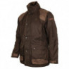 Veste de chasse Percussion Sologne Skintane Optimum Marron