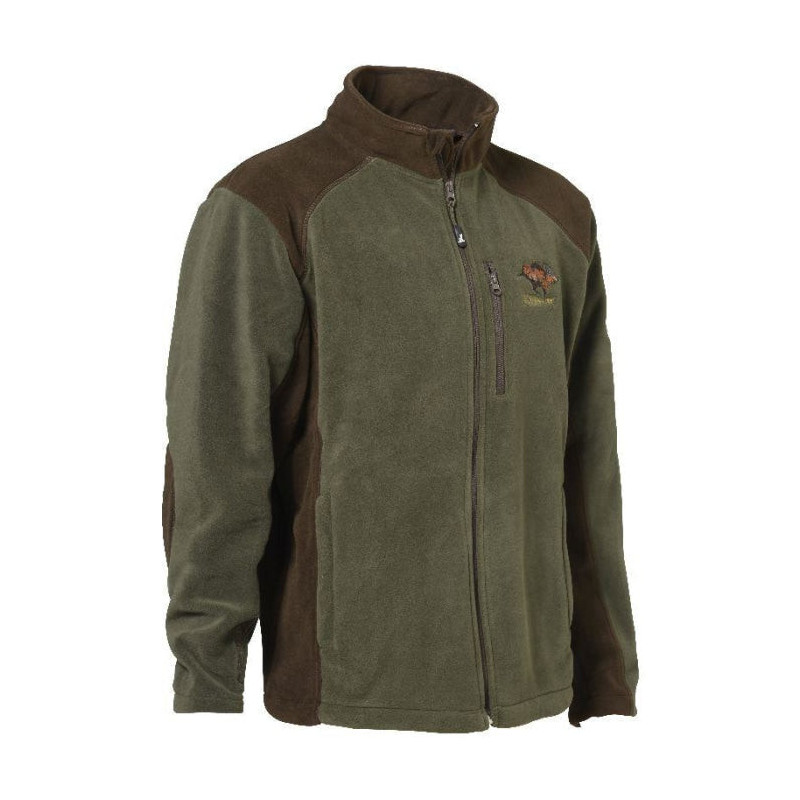 Veste polaire Percussion Cor brodée Sanglier