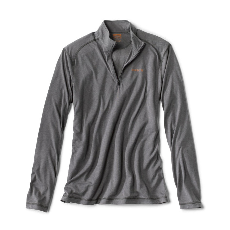 T-shirt manches longues Orvis Direlease 1/4 Ls Lgt Hthered