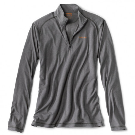 T-shirt manches longues Orvis Direlease 1/4 Ls Lgt Hthered