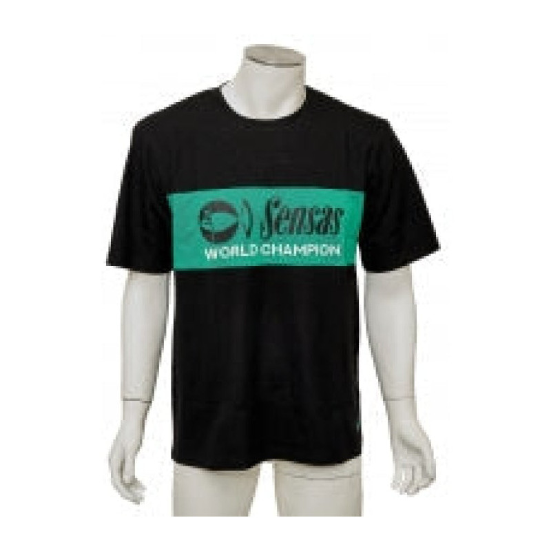 T-Shirt Sensas Fashion Club - Noir et Vert