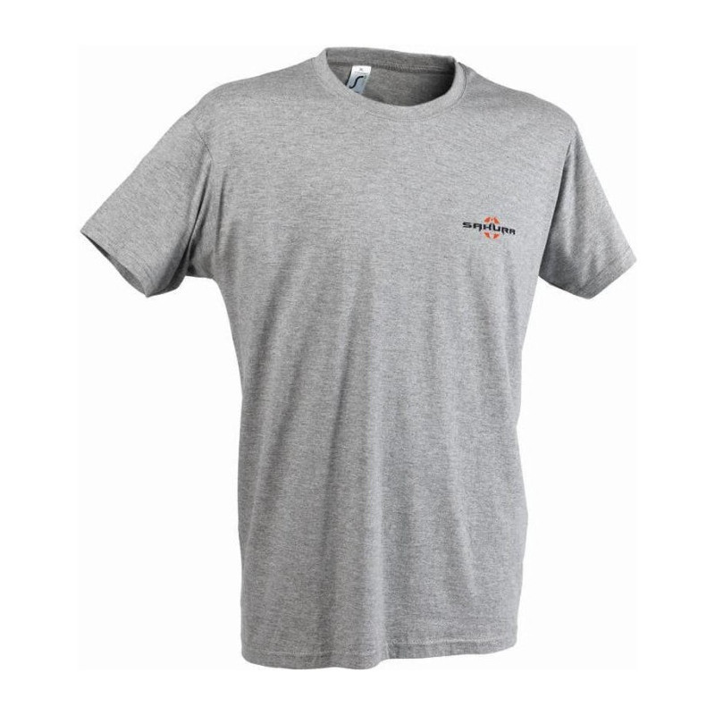 Tee-shirt Sakura Logoté - Gris