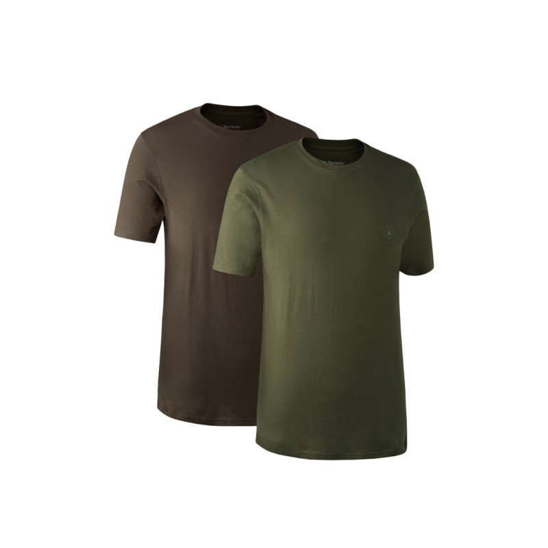 Lot de 2 T-shirts col rond DeerHunter