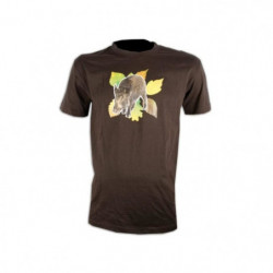 T-shirt Somlys Sanglier marron