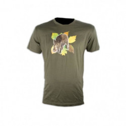 T-shirt Somlys Sanglier vert