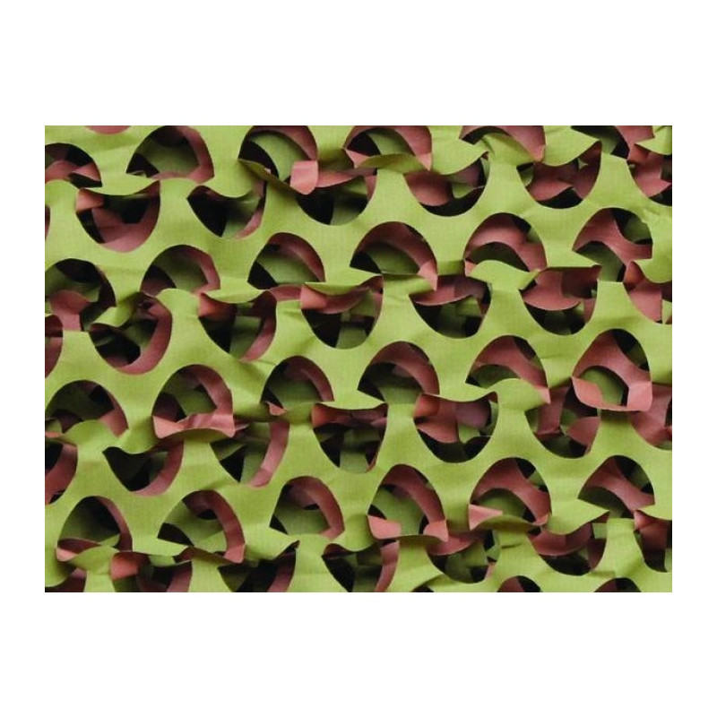 Filet de Camouflage Camo Gamme Premium - Marron/Vert - 3x2,4 cm