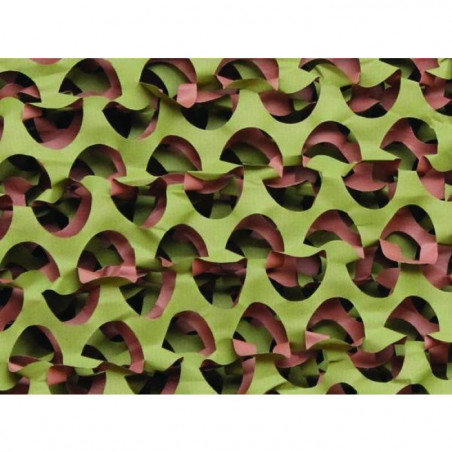 Filet de Camouflage Camo Gamme Premium - Marron/Vert - 3x2,4 cm