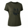Tshirt léger DeerHunter Lady shield Bark Green
