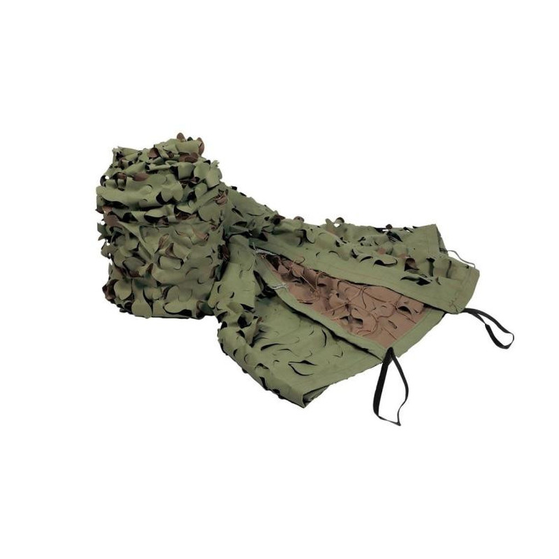Filet de camouflage Stepland Corde Kaki marron - 1,5 x 3 m