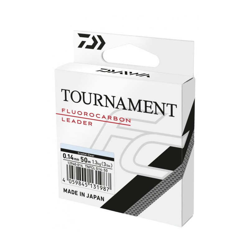 Fluorocarbone Daiwa Tournament FC Leader - Crystal Clear