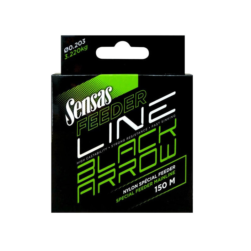 Nylon Feeder Sensas Black Arrow 150M