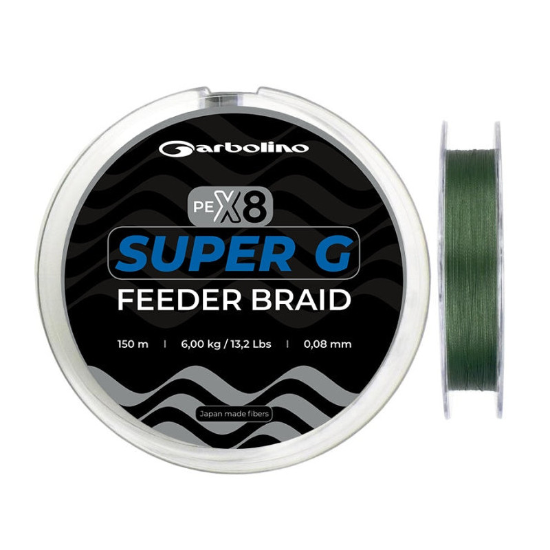 Tresse 8 brins Garbolino Super G FEEDER - 150 m