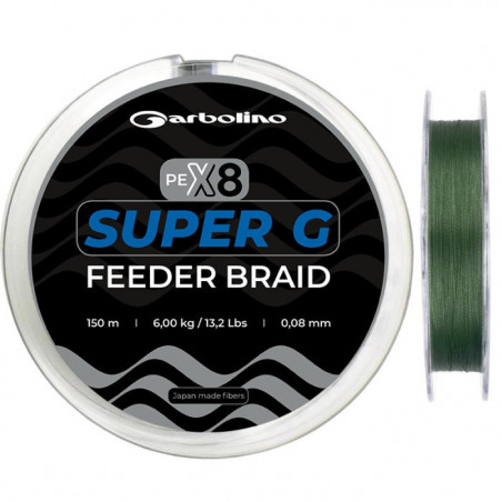 Tresse 8 brins Garbolino Super G FEEDER - 150 m