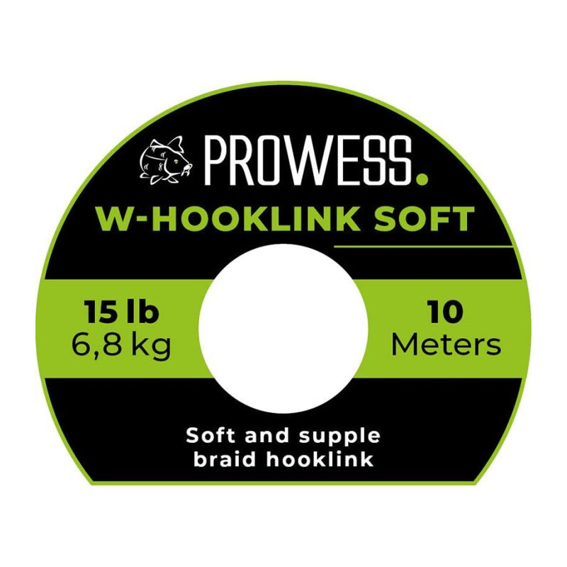 Tresse bas de ligne Prowess W-Hooklink Soft - 10 m