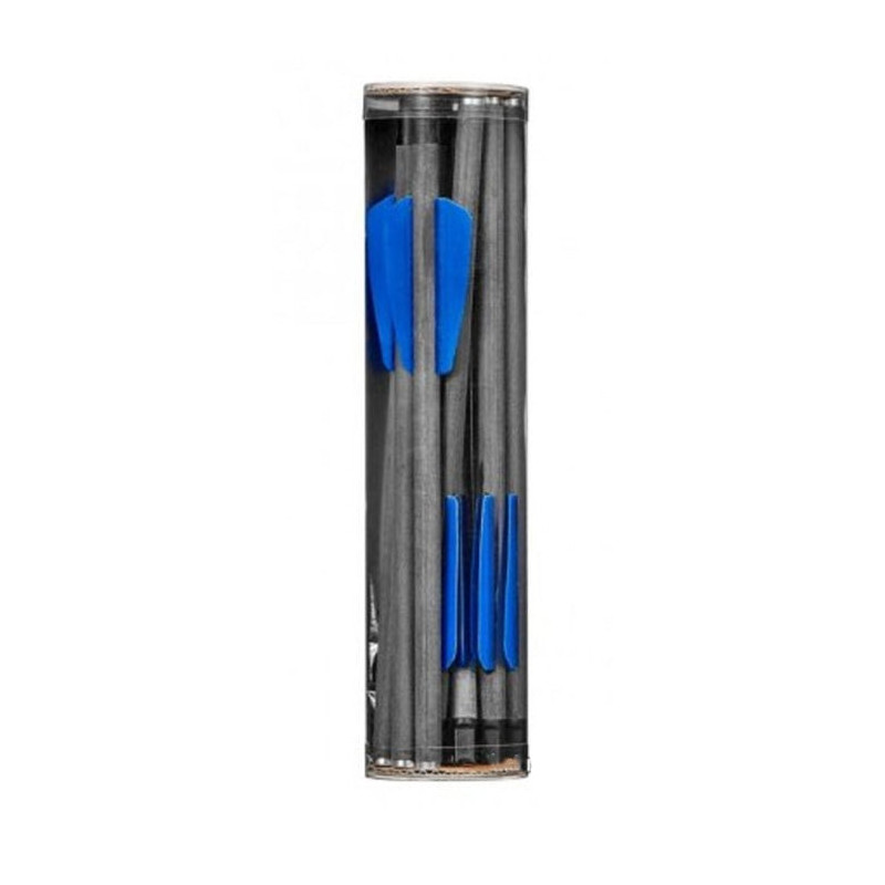 Traits d'arbalète carbone EK Archery Bleu adder 7" - Par 10