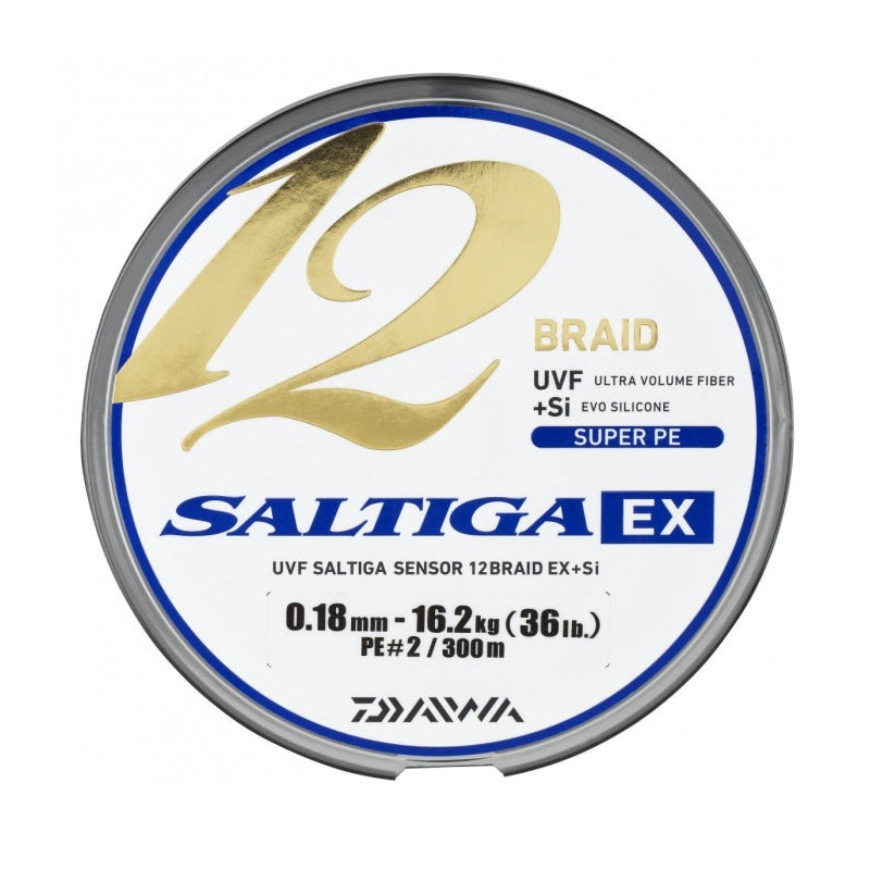 Tresse Daiwa Saltiga 12 Braid Ex - 600 m